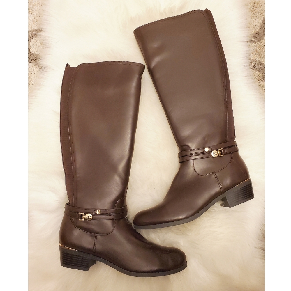 Liz Claiborne brown riding boots